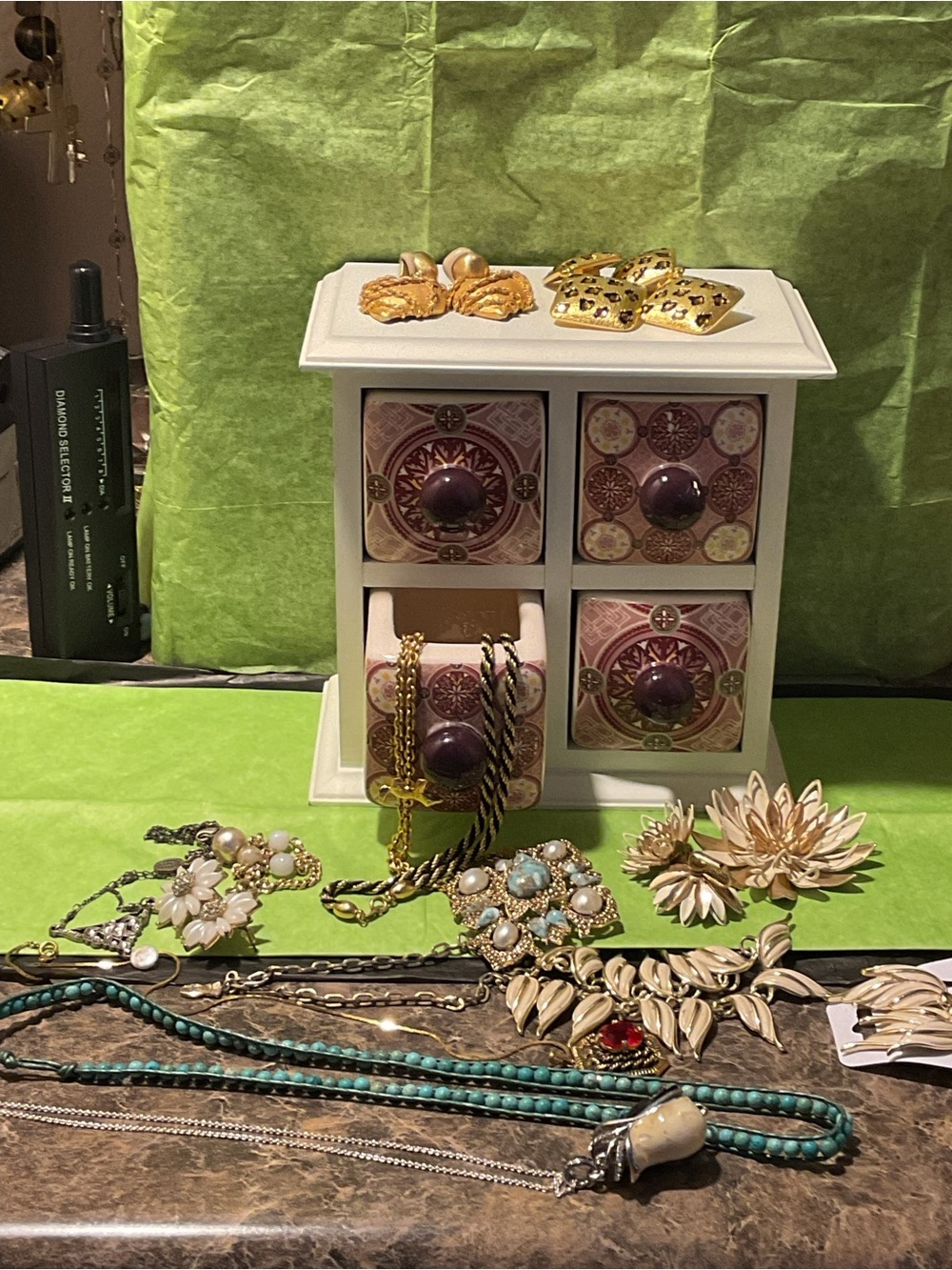 Vintage Jewelry Lot- SC-Emmons-Trifari-A Koplik-K Hines-NRT-Lady Faith